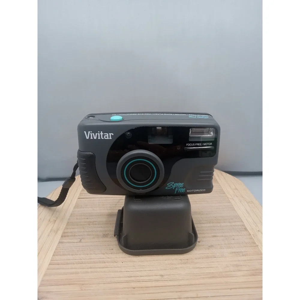 Vivitar Spree Free Point & Shoot 35mm Film‎ Camera Vintage Switch To Close Lens